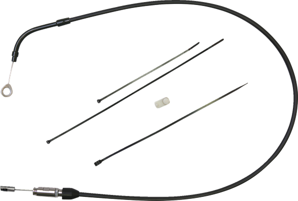 Drag Specialties 0652-2887 Quick Connect Clutch Cable - Upper - Black/Black