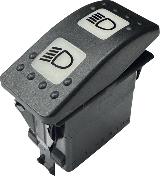 Custom Dynamics 3-Position Lighted Rocker Switch - Shark Demon 2