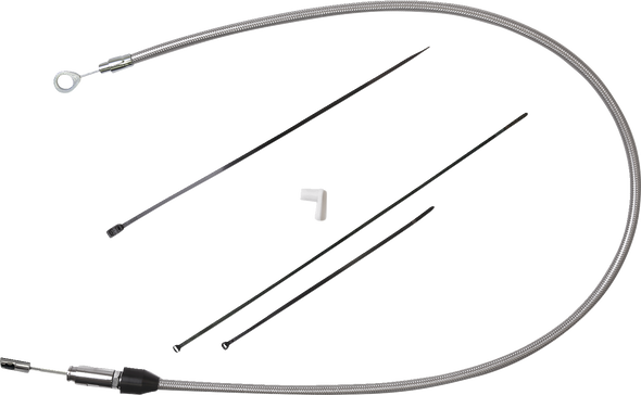 Drag Specialties 0652-2845 Quick Connect Clutch Cable - Upper - Stainless Steel