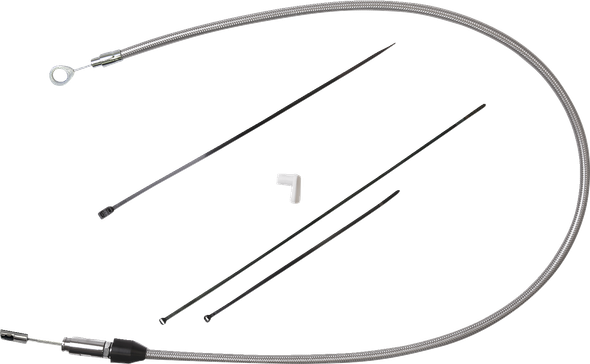 Drag Specialties 0652-2847 Quick Connect Clutch Cable - Upper - Stainless Steel