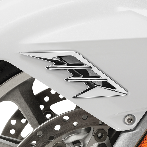 Show Chrome 52-959 Fender Vent Filler Accent - Front - Chrome