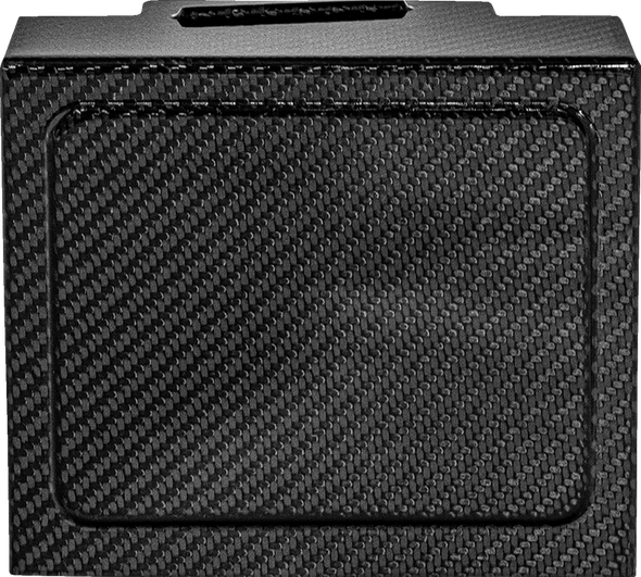 Saddlemen CF-899-04-002 Battery Cover - Carbon Fiber - Gloss Black