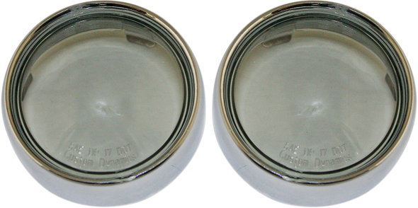 Custom Dynamics PB-B-BEZ-CS Bullet Signal Lenses - Chrome/Smoke