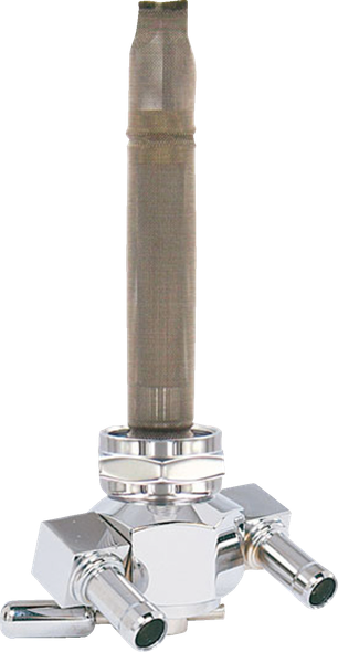 Pingel 3311-D-CH Power Flo Fuel Valve - 22 mm - Hex - 90° - Chrome