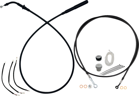 Fat Baggers Inc. 249011-B Ez Install Kit - Upper Clutch - Full Length - Black