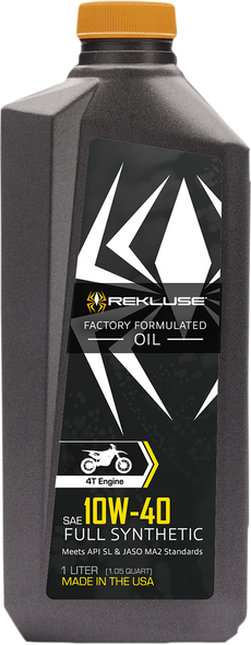 Rekluse 10W-40 Synthetic HP Engine Oil - 1 Liter - RMS-1099001