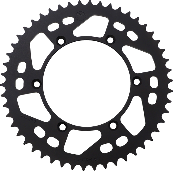 Moose Offroad 1211-1490 Rear Sprocket - Aluminum - 50 Tooth - Black - for Yamaha