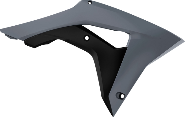 Polisport 8414800007 Radiator Cover - Gray - CRF 250R/450R
