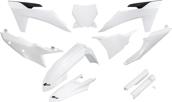 UFO KTKIT529F@042 Body Kit - White - for Ktm - Sx 23-24