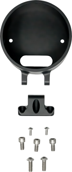 Kodlin USA KUS55139 Round Gauge Bezel - for Ascent Pro Riser - Black