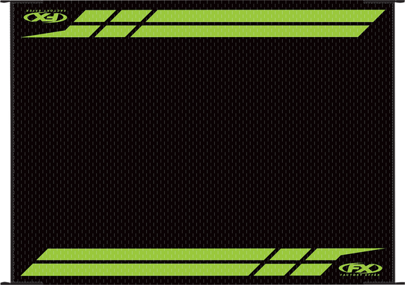 Factory Effex 22-45130 Rv Mat - Black/Green - for Kawasaki