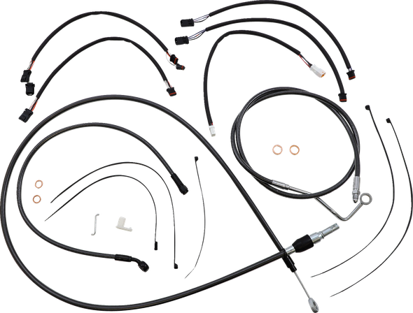 Magnum Shielding 4871131 Black Pearl Designer Handlebar Installation Kit