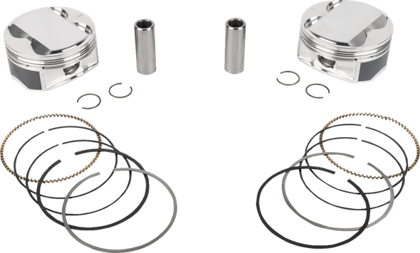 Je Pistons 400173 Piston Kit - 4.075" Bore - 4.625" Stroke - 11.5:1 Cr - 121" M8