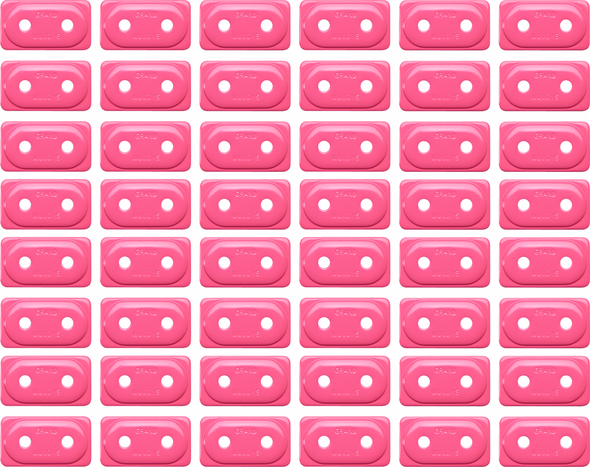 WOODY'S ADG-3820-48 Support Plates - Grand Digger - Pink - Double - 48 Pack