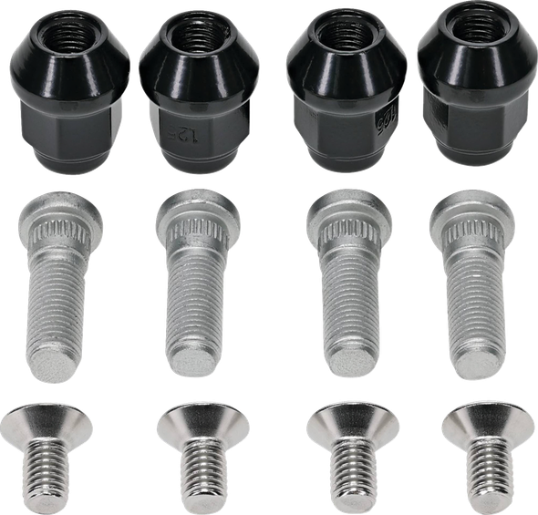 Moose Racing 85-1144 Wheel Stud/Nut Kit - Front/Rear - Can Am