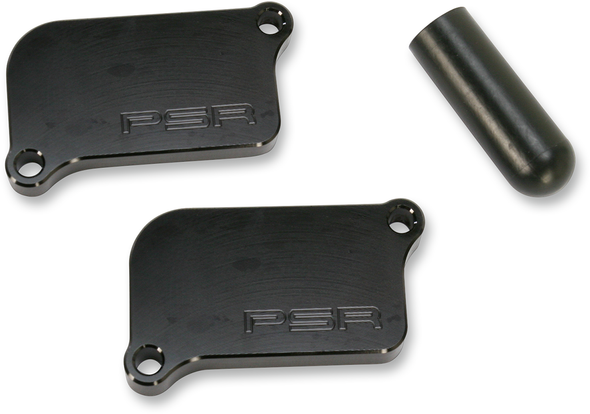 PSR 02-01350-22 Block Off Plate - Black - for Ducati