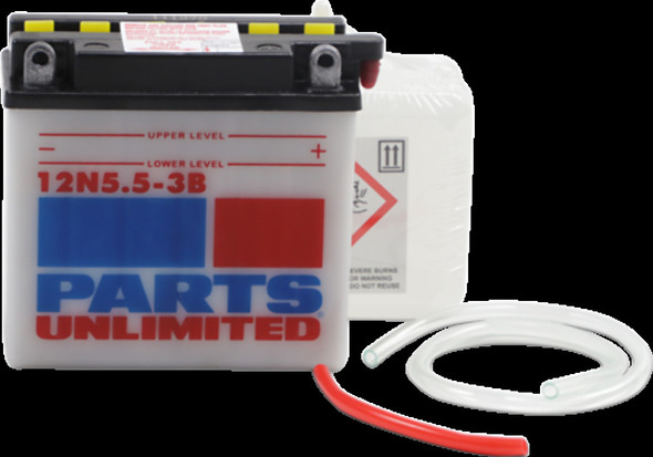 Parts Unlimited 2113-0142 Battery 12N5.5-3B