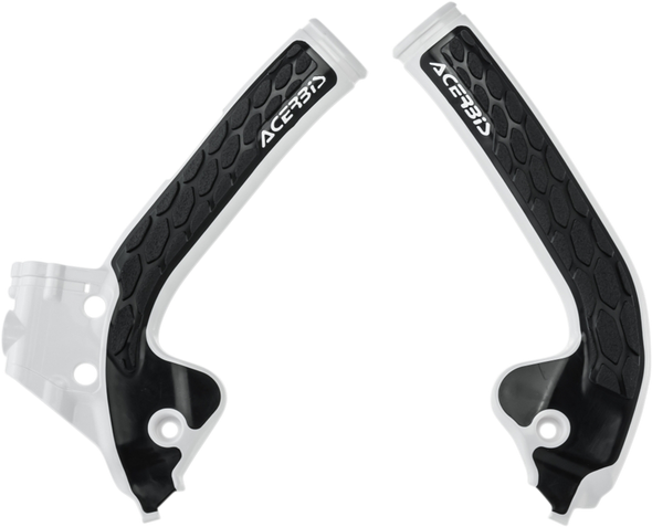 Acerbis X-Grip Frame Guards White/Black - Fits: For Husqvarna TC 85 2018