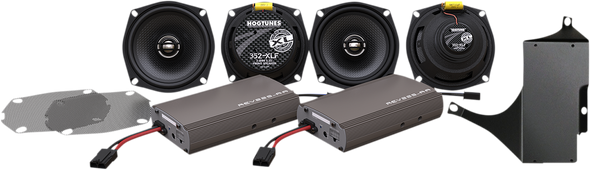 Hogtunes Rg Ultra KIT-XL XL Series Dual Amp/Speaker Kit - 11-13 Fltru