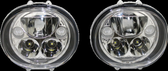 CUSTOM DYNAMICS CDTB-575OV-C HEADLIGHT 5.75" CHR PR