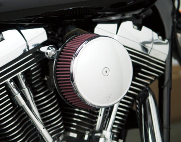Arlen Ness Chrome Big Sucker Air Cleaner Filter Kit 93-00 Harley FXR FLST FLHR
