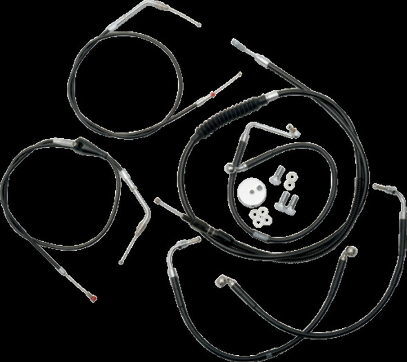 LA CHOPPERS LA-8006KT-08B CABLE KT BK MINI96-07FLHR