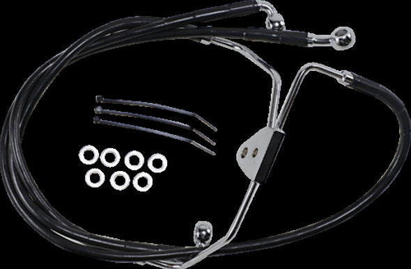DRAG SPECIALTIES 1741-2512 LINE BRK FR 08-13FLT BL+8