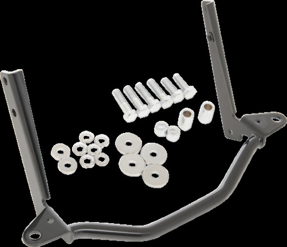 Drag Specialties Gloss Black Spot Light Spotlight Lamp Mount Bar Harley Softail