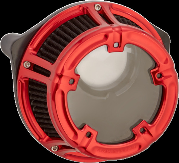 Arlen Ness Red Method Air Cleaner Filter Kit 00-17 Harley Dyna Touring FLD FLHX