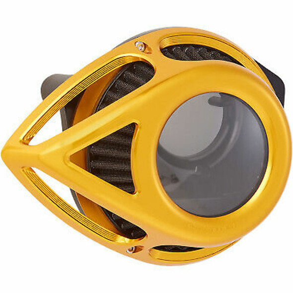 ARLEN NESS 18-912 GOLD TEAR DROP AIR CLEANER KIT FOR 00-17 HARLEY TWIN CAM