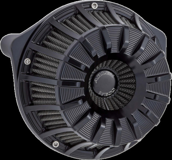 Arlen Ness Black 15 Spoke Air Cleaner Filter Kit 88-19 Harley Sportster XLL XLN