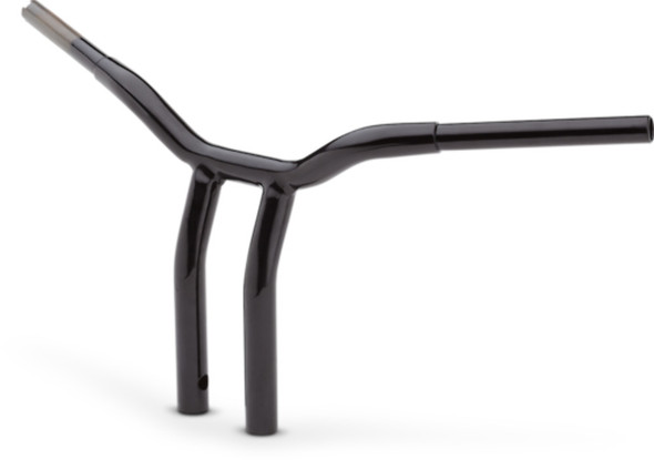 LA Choppers LA-7338-12B Black 12" One Piece Bent Kage Fighter Handlebar Harley