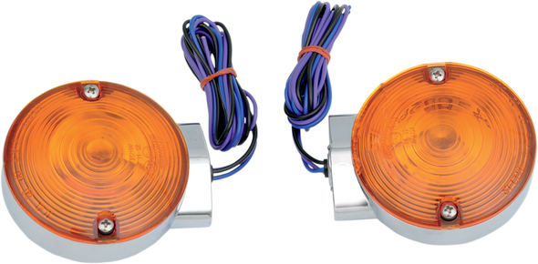 DRAG SPECIALTIES 2020-0591 LIGHTS T/S CHR FRT FLT