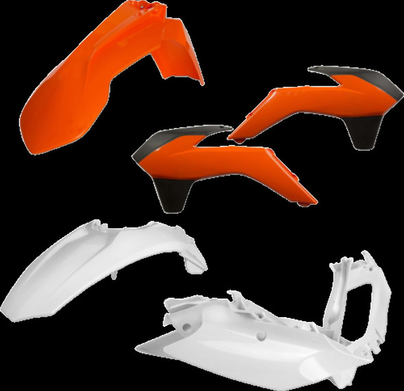 Acerbis Replica Plastic Kit Original 16-16 Orange - Fits: FOR KTM 150 SX