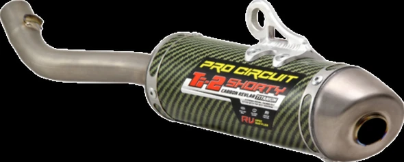 Pro Circuit 1131412K-RV Titanium Ti-2 Silencer Slip On for 02-21 Yamaha YZ 125