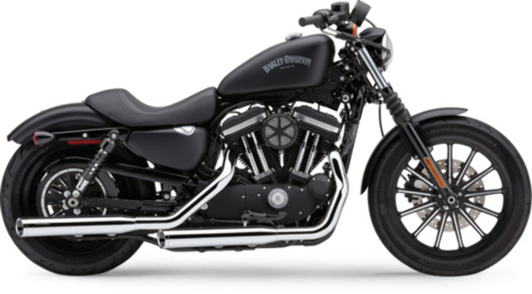 Cobra 3" Slashcut Slip On Mufflers Chrome with Billet Tips 6031