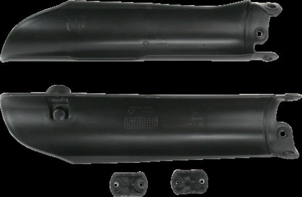 Acerbis Lower Fork Cover Set Black - Fits: FOR KTM 200 EXC 2000-2005
