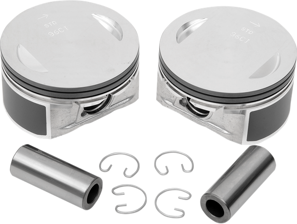 DRAG SPECIALTIES 0911-0019 PISTONS 96" TWIN CAM .010