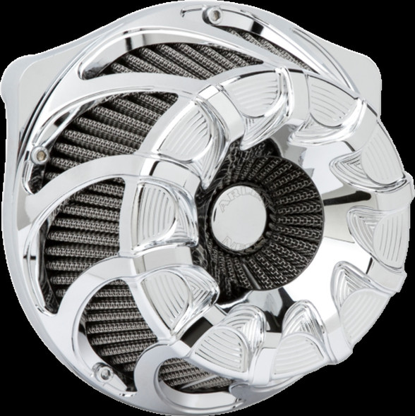 Arlen Ness Chrome Drift Motorcycle Air Filter Kit 08-16 Harley Touring Softail