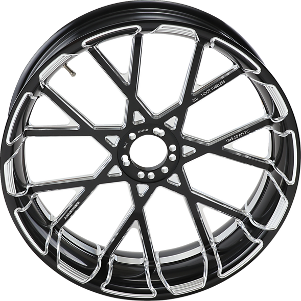 Arlen Ness #71-502 Procross Forged Billet Rim 18x5.50 Black Rear