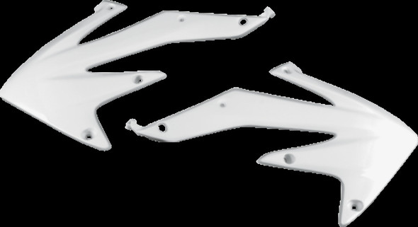 UFO HO04600-041 White Radiator Shrouds for 05-07 for Honda CRF450X