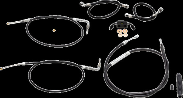 LA CHOPPERS LA-8211KT-16B CABLE KT BK 15-17 FXD ABS