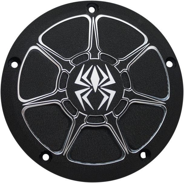 Rekluse RMS-0515004 Derby Cover Wrinkle Black for Harley-Davidson Dyna 99+