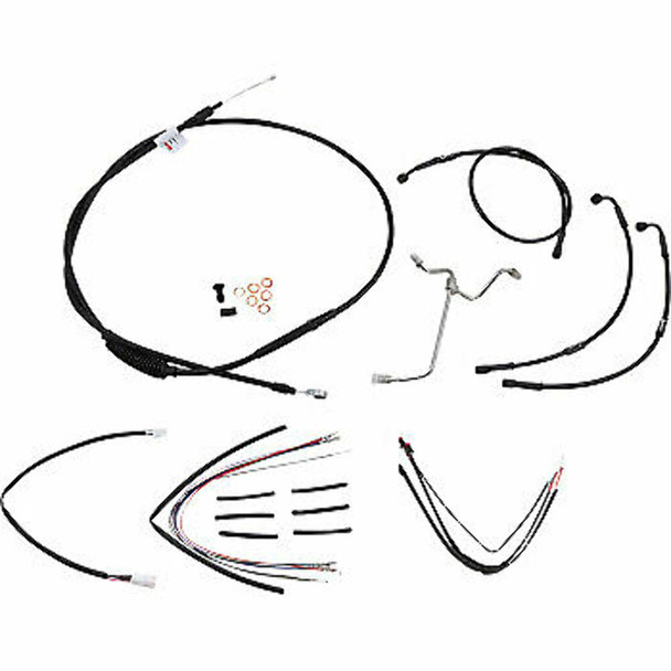 Burly Brand B30-1171 Control Kit - 16" Ape Hanger Handlebars