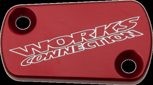 WORKS CONNECTION 21-151 CLUTCH CVR RED 21-151