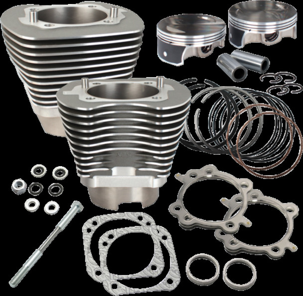 S&S CYCLE 910-0469 CYLINDER KIT 124"TC GRAY