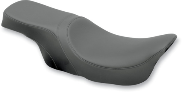 Drag Predator Leather Low Profile Smooth Two Up Seat 1989-1996 Harley Touring
