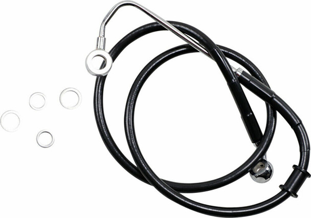 DRAG SPECIALTIES 1741-5772 BRK LINE 15-17SFTL BLK +4
