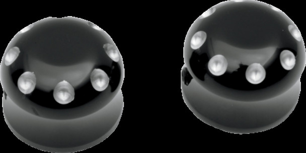 COVINGTONS C0011-B CAPS AXLE 84-06 FLST BLK