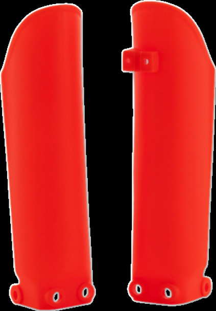 Acerbis Lower Fork Cover Set Flo Orange - Fits: FOR KTM 65 XC 2009
